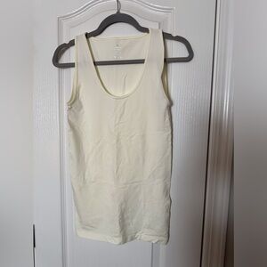 Zenana Cream Spandex Tank L/XL